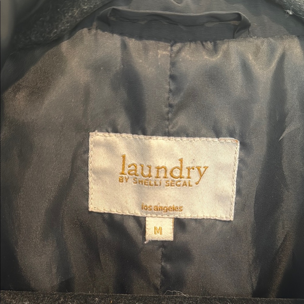 Laundry By Shelli Segal Black Quilted Puffer Coat - Picture 2 of 3